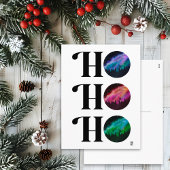 Cartes Pour Fêtes Annuelles Simple Galaxy Gras HO HO HO Noël