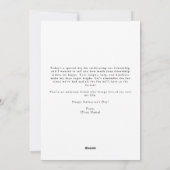 Cartes Pour Fêtes Annuelles Simple Galentine's Day Friends Forever Photo (Dos)