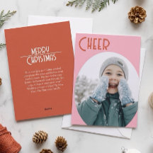 Simple joie de Noël rose