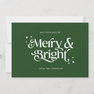 Cartes Pour Fêtes Annuelles Simple Joyeux et bon Noël