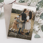 Cartes Pour Fêtes Annuelles Simple Joyeux Script 3 Photo Noël<br><div class="desc">Simple Joyeux Noël 3 Photo Carte de vacances avec simple typographie blanche sur le devant et 2 photos et message personnel sur le dos. Cliquez sur le bouton Modifier/Personnaliser pour customiser cette conception avec vos photos et texte.</div>