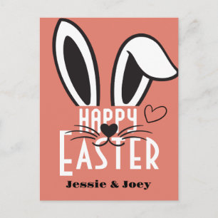 Cartes Pour Fêtes Annuelles simple lapin de pâques simple jolie famille person