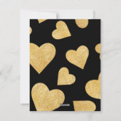 Cartes Pour Fêtes Annuelles Simple mignonne coeur Joyeux Valentines jour Coupl (Dos)