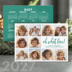 Cartes Pour Fêtes Annuelles Simple Minimal - 10 Photo - Zen Arch Calendrier 20