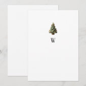 Cartes Pour Fêtes Annuelles Simple Minimalist Christmas  (Devant / Derrière)