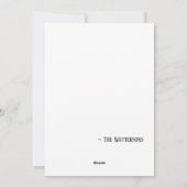 Cartes Pour Fêtes Annuelles Simple Minimalist Christmas  (Dos)