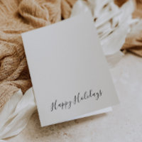 Simple Minimaliste Noir Blanc Joyeuses Fêtes