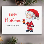 Cartes Pour Fêtes Annuelles Simple Père Noël Joyeux Noël