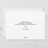 Cartes Pour Fêtes Annuelles Simple Père Noël Joyeux Noël (Dos)