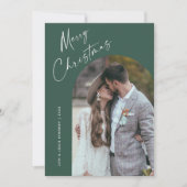 Cartes Pour Fêtes Annuelles Simple Script Boho Arch Noël (Devant)