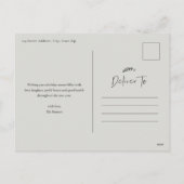 Cartes Pour Fêtes Annuelles Simple Script Vœux de saison 5 Photo Collage (Dos)