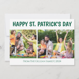 Cartes Pour Fêtes Annuelles Simple St. patrick's day Famille Shamrock 2 photo