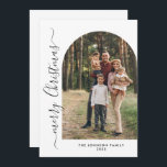 Cartes Pour Fêtes Annuelles Simplement Élégant PHOTO Élégante Noël Salutation<br><div class="desc">Simplement Élégant et élégant PHOTO Noël Greeting Carte de vacances. Surprenez et apportez la joie à vos proches et rendez la fête inoubliable. Pour plus de personnalisation,  cliquez sur le lien "customiser plus" et utilisez notre outil de conception pour modifier ce modèle.</div>