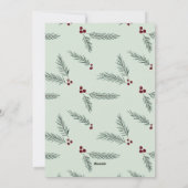 Cartes Pour Fêtes Annuelles Simplement Pin Avoir un Joyeux Petit Noël (Dos)