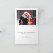 Cartes Pour Fêtes Annuelles Simply Elegant Joyeux Noël 3 PHOTO Salutation (Intérieur)