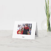 Cartes Pour Fêtes Annuelles Simply Elegant Joyeux Noël 3 PHOTO Salutation (Dos)