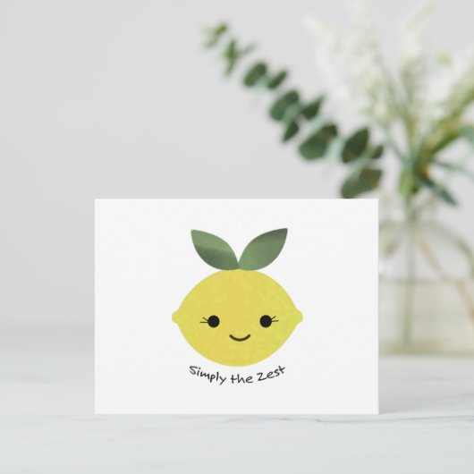 Cartes Pour Fêtes Annuelles Simply the Zest Cute (Debout devant)