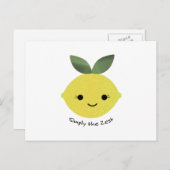 Cartes Pour Fêtes Annuelles Simply the Zest Cute (Devant / Derrière)