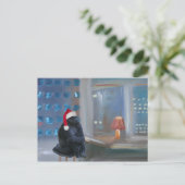 Cartes Pour Fêtes Annuelles "Singe de Noël" (Debout devant)