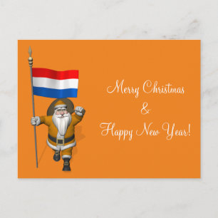Cartes Pour Fêtes Annuelles Sinterklaas With Ensign Of The Netherlands