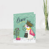 Cartes Pour Fêtes Annuelles SipNShop Holiday Card (Devant)