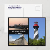 Cartes Pour Fêtes Annuelles Sites à voir à St. Augustine, Floride (Devant / Derrière)