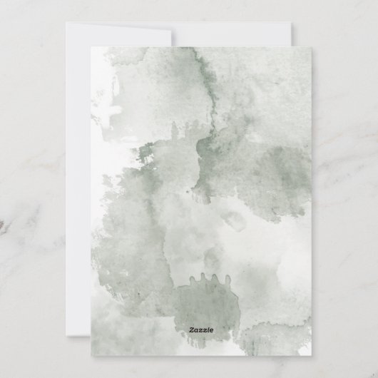 Cartes Pour Fêtes Annuelles Six Photo Modern Script Flat Holiday Card Green (Dos)