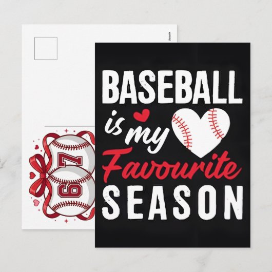 Cartes Pour Fêtes Annuelles Six Seven Viral Meme Baseball Valentine Edition Tr (Devant / Derrière)