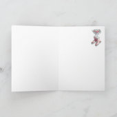 Cartes Pour Fêtes Annuelles SKATES DE GLACE en ROSE par SHARON SHARPE (Intérieur)