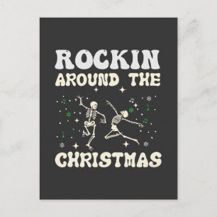 Cartes Pour Fêtes Annuelles Skeleton Christmas Dance