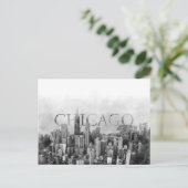 Cartes Pour Fêtes Annuelles Sketch Skyline de Chicago (Debout devant)