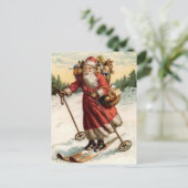 Cartes Pour Fêtes Annuelles Ski de Nicholas de saint de Joyeaux Noel (Debout devant)