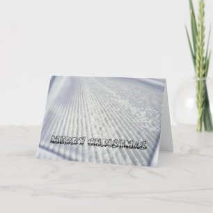 Cartes Pour Fêtes Annuelles Skieurs / Snowboardeur Noël