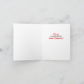 Cartes Pour Fêtes Annuelles Skieuse Art Déco (Intérieur)