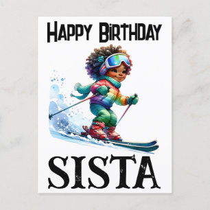 Cartes Pour Fêtes Annuelles Skiing Sista La Fête des pères papa