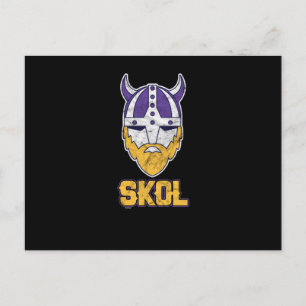 Cartes Pour Fêtes Annuelles Skol ! Santé! Viking Vikings Bier Drinker