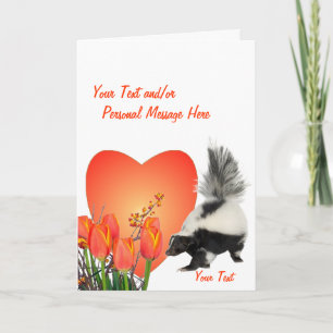 Cartes Pour Fêtes Annuelles Skunks Easy