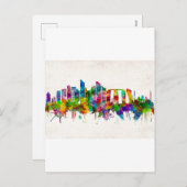 Cartes Pour Fêtes Annuelles Skyline d'Abou Dhabi (Devant / Derrière)