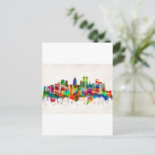Cartes Pour Fêtes Annuelles Skyline de Houston (Debout devant)