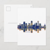 Cartes Pour Fêtes Annuelles Skyline de Knoxville (Devant / Derrière)