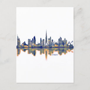 Cartes Pour Fêtes Annuelles Skyline Dubaï