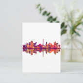 Cartes Pour Fêtes Annuelles Skyline Kiev Ukraine (Debout devant)