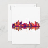Cartes Pour Fêtes Annuelles Skyline Kiev Ukraine (Devant / Derrière)