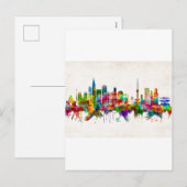 Cartes Pour Fêtes Annuelles Skyline Séoul Corée du Sud (Devant / Derrière)