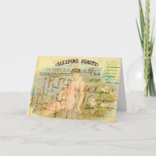 Cartes Pour Fêtes Annuelles Sleeping beauty