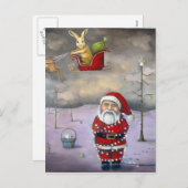 Cartes Pour Fêtes Annuelles Sleigh Jacker (Devant / Derrière)