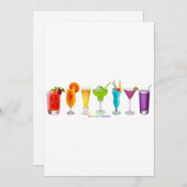 Cartes Pour Fêtes Annuelles SlipperyJoe's cheers alcools cocktails LGBTQIA gay (Devant / Derrière)