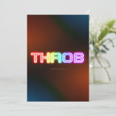 Cartes Pour Fêtes Annuelles SlipperyJoe's gorge arc-en-ciel dégradé épais ca (Debout devant)