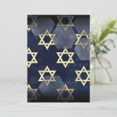 Cartes Pour Fêtes Annuelles SlipperyJoe's Happy Hanoukka multiple Star de Davi (Debout devant)