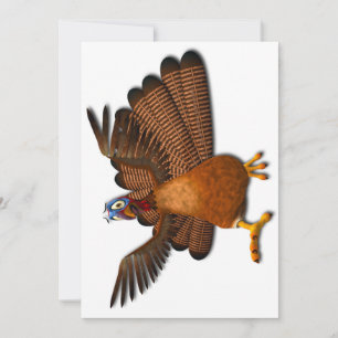 Cartes Pour Fêtes Annuelles SlipperyJoe's Thanksgiving gobble de manière respo